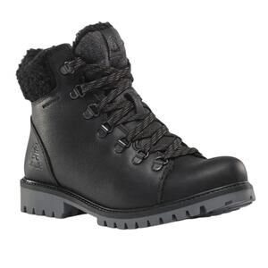 Kamik Womens Rogue Hike 3 Hiker Boot US 9.5 EU 40.5 Black Leather Waterproof EUC
